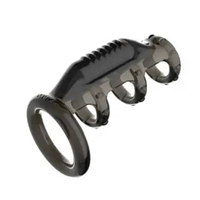 Ring Anti-Resisting Pria Kunci Cincin Halus Suami Istri Set Kristal Wanita Bergetar