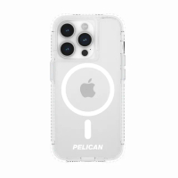 【PELICAN】美國 Pelican 派力肯 iPhone 15 Pro Protector 保護者超防摔保護殼MagSafe(全透明)