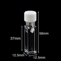 10mm quartz fluorescent screw port micro cuvette / German Hellma technology / full injectable specifications