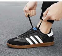 Vintage Samba Training Fashion Skate Shoes, German Style, Comfortable on Campus, New Men's and Women