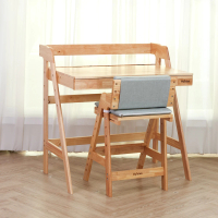 預購 MyTolek 童樂可 慕木桌乖寶寶學習組 書桌+學學椅(原木書桌椅 成長書桌椅)
