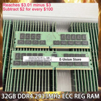 RAM 32GB DDR4 2933MHz ECC REG Server Memory Works Perfectly Fast Ship High Quality
