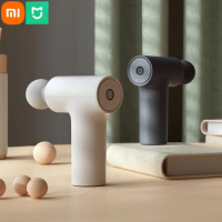 New Xiaomi Mijia Mini Fascial Gun 2C Smart Strength Prompt Gear Memory 2500rpm 1900mAh Battery 3 Massage Head 15min Massage