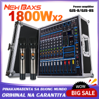 2025NEW BAXS GJS-8S Professional Audio Mixer 8 channel 16DSP UHF mic Built-in 1800W power amplifier2