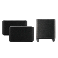 【Denon 天龍】無線喇叭一對+重低音 優惠組合(Denon Home 350+Subwoofer)