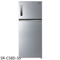 聲寶【SR-C58D-S9】580公升雙門變頻彩紋銀冰箱(含標準安裝)(7-11商品卡800元)
