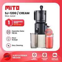 SLOW JUICER MITO 900 ML SJ-1200 / CREAM / BLACK / RED ( GARANSI RESMI MEDAN )