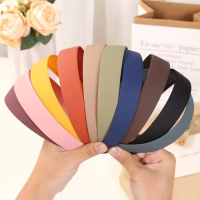 Ennwen IK168 Bando Wanita 2 5 Cm Tebal Colorfull Hair Accessories