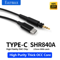 For Philips SHP9000 SHP8900 SHP895 SRH840A SRH440 SRH840 SRH440A Earphones Replaceable TYPE-C to SRH840A Upgrade Cable
