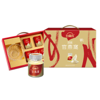 【白蘭氏】頂級官燕窩禮盒+晶鑽碗70g*5入*1盒 共5入 母親節禮盒(銷售No.1 養顏美容 滋補聖品 送禮首選)