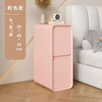 輕奢實木牀頭櫃忌廉風簡約現代小型家用臥室床邊櫃20cm夾縫超窄櫃