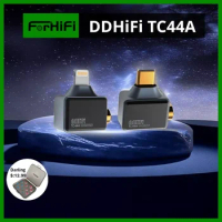 DD ddHiFi TC44A USB Type-C/Lightning to 4.4mm HiFi Audio Adapter Converter For Android/iPhone Hi-res DAC 32bit/384kHz DSD 256