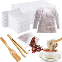 Tea bag disposable tea bag corn fiber traditional Chinese medicine bag non-woven bag fried medicine bag food grade filter bag
