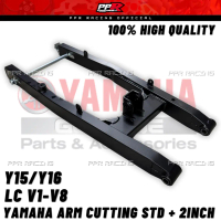 YAMAHA Y15 Y16 LC135. LC V1-V8 SWING ARM CUTTING STD +2INCH READY SHAFT TAYAR Y15ZR Y16ZR 2INCH 2 IN