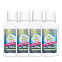 【ORAL7 口立淨】酵素護理漱口水250mlX4入(牙科醫師推薦-口腔乾燥專用)