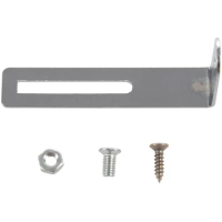 Lp Electric Guitar Guard Bracket Front Cover L-Shaped Bracket Support Bracket with Screws and Nuts Silver