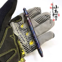 Titanium Damascus EDC Tactical Pen Gun Plug Pen Outdoor Hidden Signature Pen Broken Window Pen Emergency Self-defense Tool Pen