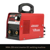 MMA-250 Electric Welding Machine Portable Intelligent Household Electric Welder Handheld Arc Welders Inverter DC Welding Machine