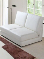 日式小戶皮藝沙發床1.2公尺1.5公尺雙人多功能兩用可折疊沙發床整裝