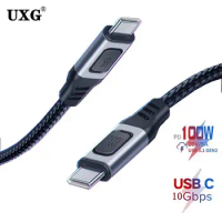 2M USB C to Tyep c GEN2 Cable 100W 5A 20V PD Fast Charge Type c Cable Data for VR Phone XIAOMI Samsung S9 HUAWEI P30 P40 REDMI