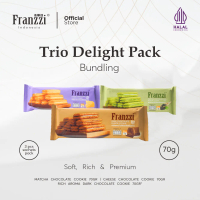 Bundle Franzzi Cookies 70g - Rasa Matcha / Chocolate / Cheese