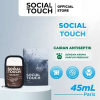 Pocket Hand Sanitizer Food Grade - Social Touch Germ Free Spray 45 mL - Black