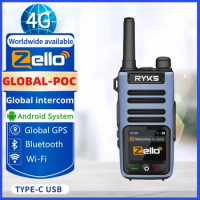 Two Way Mobile Woki Toki Ham Zello Walkie-talkie Ptt 4g Poc Radio Global network intercom