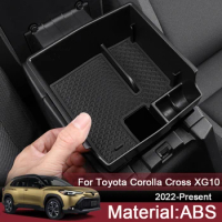 For Toyota Corolla Cross XG10 2022-2024 LHD Car Styling Center Console Armrest Box Storage Cover Auto Accessories