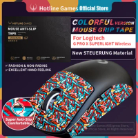 Hotline Games Colorful Mouse Grip Tape Compatible With Logitech G PRO X Superlight Wireless Gaming Mouse