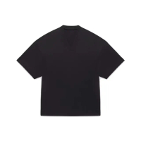 【adidas 愛迪達】Adidas x Fear of God Athletics V領T恤 黑色 聯名款 IS8736