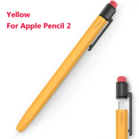 Stylus Cover Silicone Pen Case For Apple Pencil 2 1 Color Matching Stylus Protective Case Non-slip Anti-fall iPad Pen 2 1 Cover