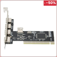 TT computer Universal 5Port USB2.0 PCI Expansion Card High Speed Plug and Play USB2.0 Hub Adapter US