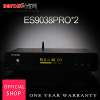 HIFI Dual ES9038PRO DAC W/ Amanero USB DSD DOP / 32bit 384K , Support Bluetooth 5.0 (BLACK CASE)