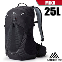 【GREGORY】MIKO 25L 多功能健行登山背包.透氣背網背包_145276-9974 光學黑