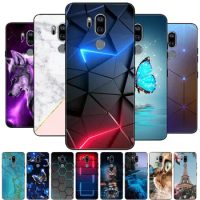For LG G7 ThinQ Case Cover Wolf Soft Silicone Phone Case For LG G7 ThinQ G710 G7+ G7 Plus LGG7 TPU Bumper Cover G7ThinQ Case