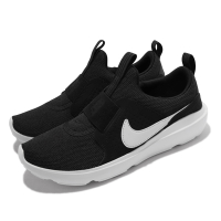 Nike 休閒鞋 AD Comfort 運動 女鞋 襪套 輕量 快速穿脫 舒適 球鞋穿搭 黑 白 DJ1001-002