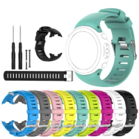 Silicone Strap For Suunto D4 D4i Novo Smart Watch Replacement bracelet Wristband For Suunto Dive Watch Correa