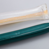 PVC增強軟管 蛇皮管透明柔軟耐壓塑料水管 PVC網紋管量大從優
