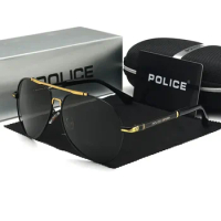 New Police Pilot Sunglasses Polarized Glasses Driving Sunglasses Outdoor Fashion UV400