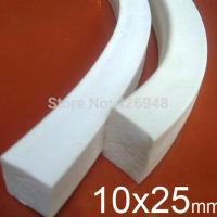 10X25mm 10mm width 25mm height Silicone foam strip,silica gel Sealing strip, Silicone Article sponge Square bar flat bar