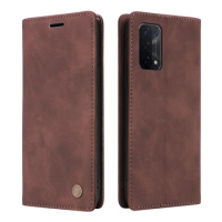 Solid Color Suction CUP Feature Case For Samsung Galaxy A34 Case Leather Wallet Flip Cover For Samsung A34 5G