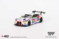 Minigt 1:64 M4 GT3 #96 Turner motorsports BMW M4 m-hiệu suất (g82) BMW M4 Cạnh Tranh (g82) BMW Alpin