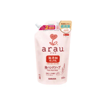 【日本 SARAYA】arau.愛樂寶 溫和洗手慕斯補充包500ml(洗手泡泡)