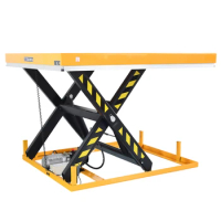 Electric hydraulic lifting platform scissor-type fixed hydraulic platform electric lift lifting work trolley