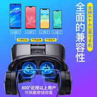 vr眼鏡手機用3d電影虛擬現實體感游戲機蘋果華為安卓智慧手機專用一體機 居家物語生活館 免運送禮