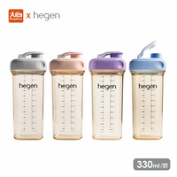 hegen 金色奇蹟PPSU多功能方圓型寬口水瓶 330ml (正規台灣總代理公司進貨)