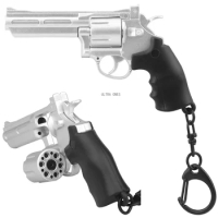 Tactical Pistol Keychain Airsoft Gun Shape Key Ring 1:4 Proportion Handgun Model Keychains Bag Belt Backpack Decoration