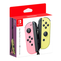 複製-NS Joy-Con 左右手控制器 【粉黃】一組 無線手把 Nintendo Switch【電玩國度】