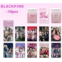 การ์ด Lomo, 10 ชิ้น, IVE BP ILLIT, AESPA, ITZY (G)I-DLE, LESSERAFIM, WONYOUG, IU, Lisa, Jennie, Jiso