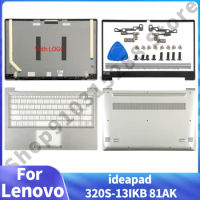 New LCD Back Cover For Lenovo Ideapad 320S-13 7000-13 320S-13ISK 320S-13IKB Front Bezel HingeCover Laptop Cases Replace Gray